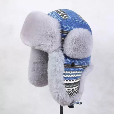 £25.04 • Buy Men Kids Trapper Hat Cap Ski Ushanka Russian Cossack Faux Fur Winter Cute