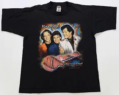 Rare VTG SCREEN PLAY The Monkees Here We Come 1996 Single Stitched T Shirt 90s L • $24.99