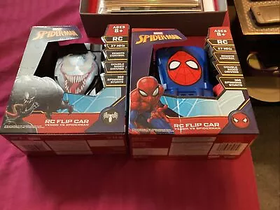 Spiderman RC Flip Car With Spiderman And Venom Spiderman Remote Control 2 Cars • $30