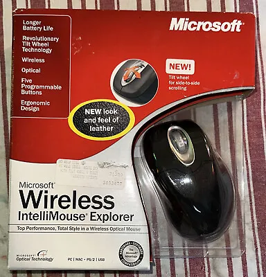 Microsoft Wireless Intellimouse Explorer Tilt Wheel Black - Leather (M03-00035)  • $69.99