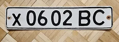 Old USSR Ukraine Car License Plate Number Tin Sign Plaque Soviet Union • $29.99