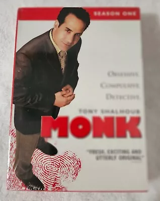 Monk - Season 1 (DVD 2004 4-Disc Set) Tony Shalhoub - Brand New Factory Sealed • $7.50