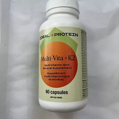 Ideal Protein Multi-Vita  +K2 60 Capsules BB 10/2025 • $41.99