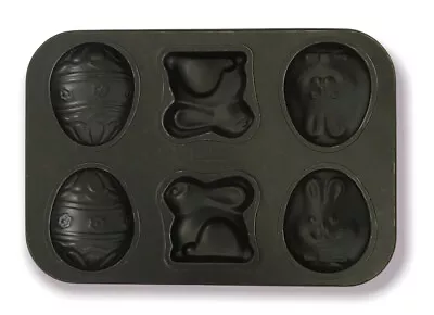 Zenker Made In Germany Chocolate Mould Metal Easter Egg & Rabbit Cake Tray • £8.55