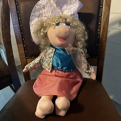 Miss Piggy Plush Muppets Vision 3D Disney World Disneyland 18  Stuffed Doll • $34.95