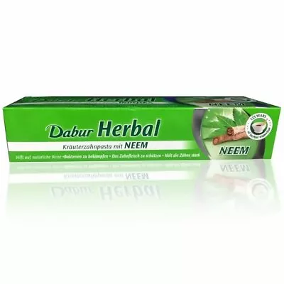 £10.24 • Buy Dabur Toothpaste Without Fluoride With Neem 100 G Pasta Do Zebow