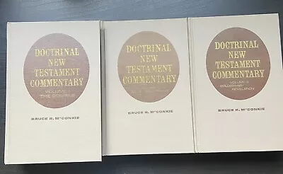 Doctrinal New Testament Commentary  - Bruce R. McConkie 3 Vols Hardcovers • $26.99