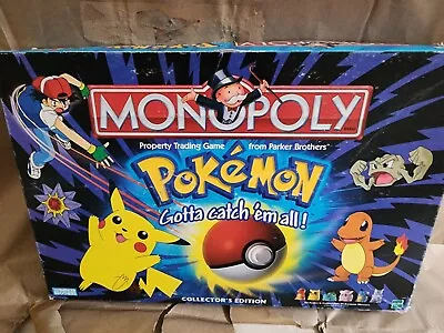 Hasbro Pokemon Collector's Edition Monopoly Board Game *Read Description* • $15