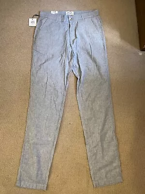 Jack And Jones Men's Linen Trousers W32 L34 BNWT • £8.99