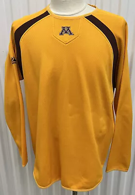 Minnesota Gophers Shirt XL 24.5x30.5 Gold NICE Pullover • $16.17