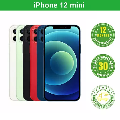 New Apple IPhone 12 Mini Unlocked 64/128/256GB Colours 5G Mobile FREE EXPRESS • $619
