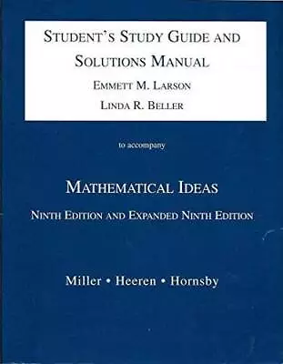Mathematical Ideas 9th Edition And Expanded 9th Edition (Students - ACCEPTABLE • $16.25