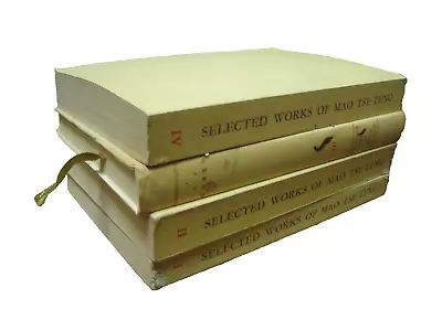 Mao Tse-Tung SELECTED WORKS OF MAO TSE-TUNG 4 VOLs SET  1st Edition 2nd Printig • $150