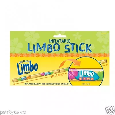 £3.79 • Buy 6ft Tropical Luau Hawaiian Summer Bbq Fun Garden Party Inflatable Limbo Stick