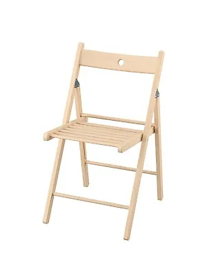 Ikea FROSVI BIRCH COLOUR FOLDING CHAIR • £33.98