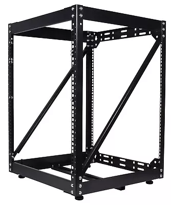 £99.99 • Buy 12U Rackmount Open 19  Frames Rack Equipment Server Case Floor Or Wall Mountable