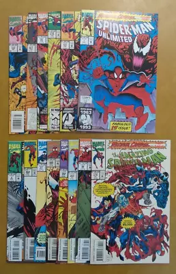 Spider-Man Maximum Carnage Complete Run 1-14 Amazing Web Unlimited Spectacular • $64.99