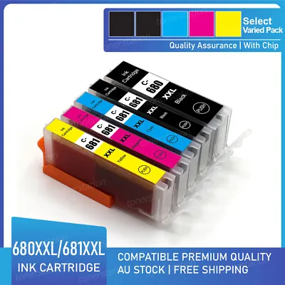 $14.50 • Buy Any Ink Cartridges PGI-680 XXL CLI-681 XXL For Canon TS6260 TS8260 TS9560 TR8560