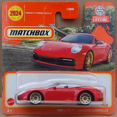 Matchbox 2024 - Porsche 911 Carrera Cabriolet - NEW CASTING / NEW RELEASE • £3.99