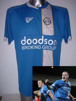 FC Halifax Town Large Shirt Vandanel Jersey Football Soccer Vintage Vardy 2010 • £69.99