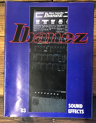 Ibanez PT9 FL9 CS9 TS9 CP9 PQ9++ Processors  1983 19pg Dealer Brochure *Orig* • $24.97
