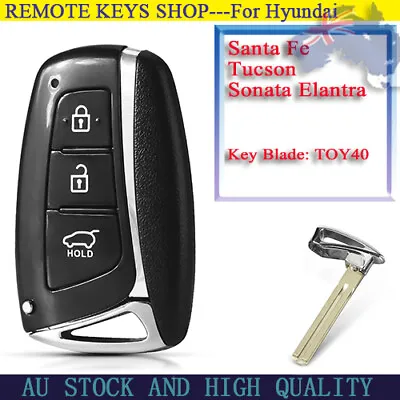 For HYUNDAI Ix35 Genesis Santa Fe 2013 2014 2015 2016 2017 Remote Key Shell Case • $15.29