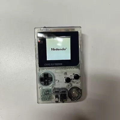 Backlit Nintendo Game Boy Pocket GBP MGB-001 - New Clear Shell - Backlight • $99.99