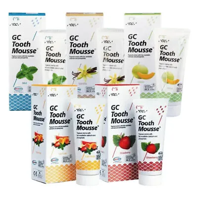 2 X GC Tooth Mousse 40g - Topical Tooth Cream With Recaldent STRAWBERRY &VANILA • $66