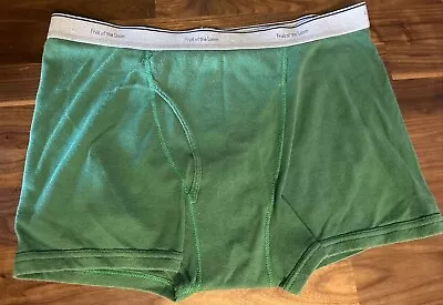 Fruit Of The Loom Vintage Green Boxer Brief Size XL • $16.20