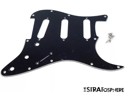 USA Fender American Performer Stratocaster Strat PICKGUARD Guitar Black 3 Ply! • $19.99