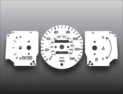 White Face Gauges For 1995-1996 Mazda Protege DX LX Auto • $27.99