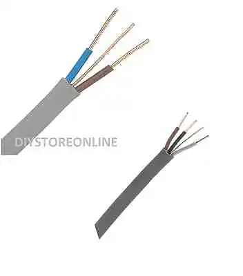 Twin & Earth Cable 3 Core Lighting Cooker Heating Shower Sockets 1 1.5 2.5 6 10 • £86.10