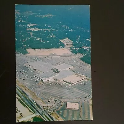 MACON GA * AERIAL VIEW Of MACON MALL * UNPOSTED CHROME Circa Mid '50s • $3