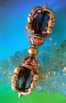 $21.88 • Buy Solid BRASS 8 Prong DORJE, Antique Bronze Finish CEREMONIAL VAJRA, Buddhist