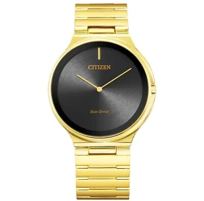 Citizen Eco-Drive Unisex Gold-Tone 39MM Watch AR3112-57E • $99