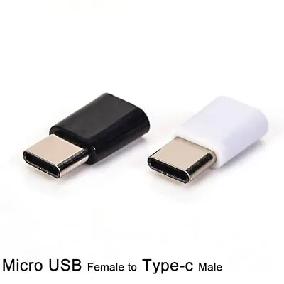 5x Micro USB Female To Type-c USB-C Male Adapter Converter Charging Connect'LO • $1.93