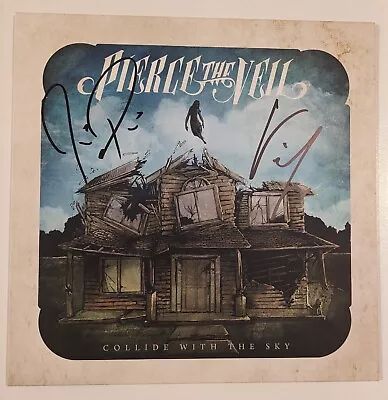 Pierce The Veil Signed Autographed Collide With The Sky Vinyl Record Vic Fuentes • $450