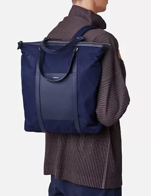 Sandqvist Fusion Marta Unisex Backpack/Tote Bag Navy RRP£135 Yoga-Mat Slippocket • £44.99