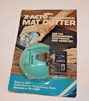 $25.97 • Buy Sealed Package X-ACTO Professional Mat Cutter 7740 Bevel Or Straight NOS