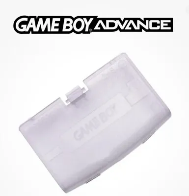 Nintendo Gameboy Advance  3D Printed Battery Cover - Clear White/ Transparent • £3.50