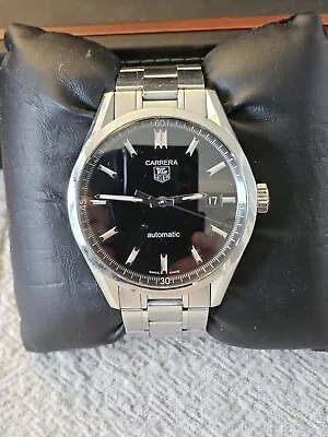 TAG Heuer Carrera Men's Black Watch - WV211B.BA0787 - Pre Owned • £1150