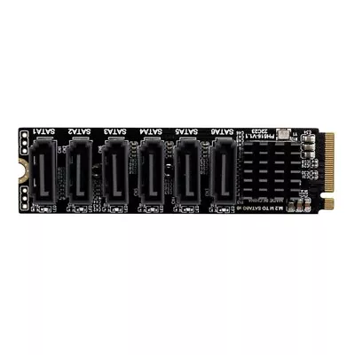 Internal 6 Port Sata III 6GB/S Pci-E Controller Card For Desktop Support SSD • £25.84