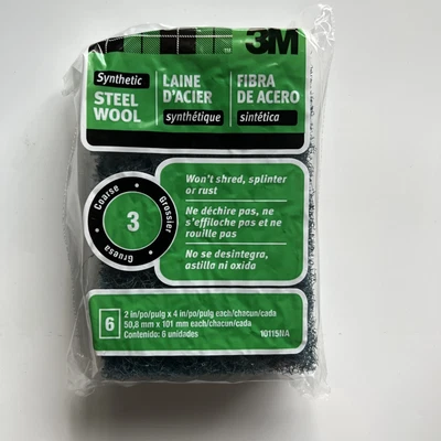 $7.49 • Buy 3M Synthetic Steel Wool Pads, 10115NA - 1 Pack