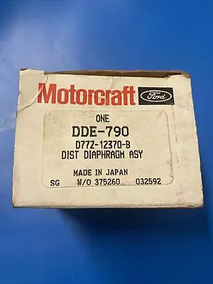 $30 • Buy NEW In Box   Motorcraft DDE-790 Distributor Vacuum Advance Control Diaphragm