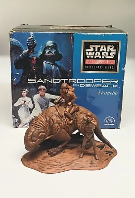 Applause Star Wars Collector Series: Sandtrooper On Dewback Statuette • $54.99