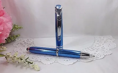 3 In 1 Medina Lighted Tip Blue Stylus LED Flashlight Pen By Adler (HIGH QUALITY) • $13.39