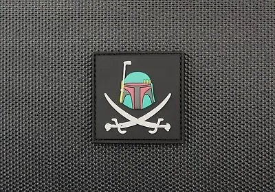 3D PVC Calico Fett Morale Patch Star Wars Bounty Hunter Mandalorian Boba Fett • $7.95