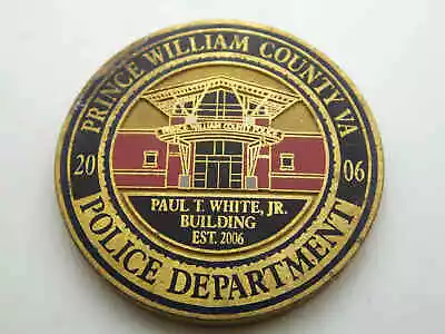 Prince William County Va Police Department Challenge Coin • $48