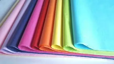 Tissue Paper Mixed Colours Craft Gift Wrap Acid Free Biodegrade 50x75cm 10 Sheet • £7.99