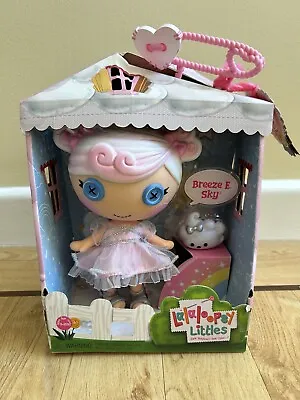 Lalaloopsy Littles Breeze E Sky Mini 7” White & Pink Doll & Pet Cloud • $24.85